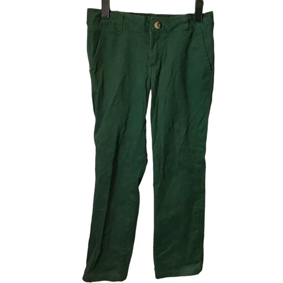 French Toast Straight Uniform Pants Adjustable Waist Green Size 8 Girls Lot Of 3 - Picture 3 of 10